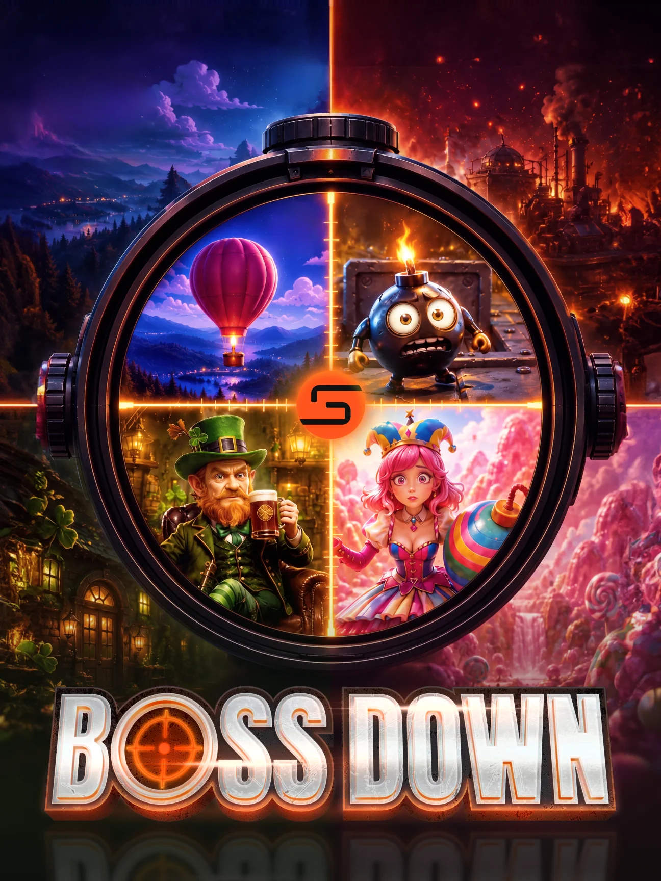 Boss Down swipe game